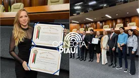 Advogada piauiense Isabella Paranaguá recebe título de cidadã goianiense (Foto: Reprodução)