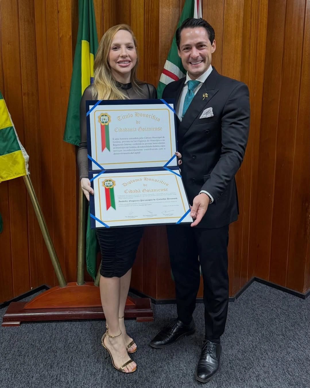 Advogada piauiense Isabella Paranaguá recebe título de cidadã goianiense