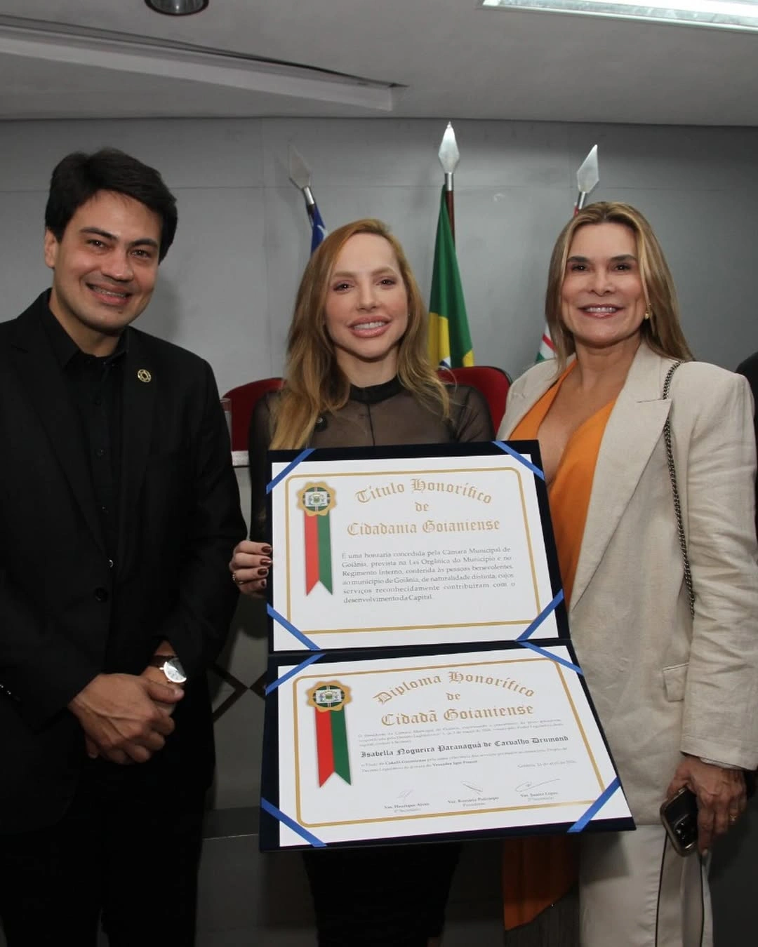 Advogada piauiense Isabella Paranaguá recebe título de cidadã goianiense
