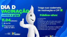 Água Branca realiza Dia D de vacinação contra a gripe neste sábado (Foto: Reprodução)