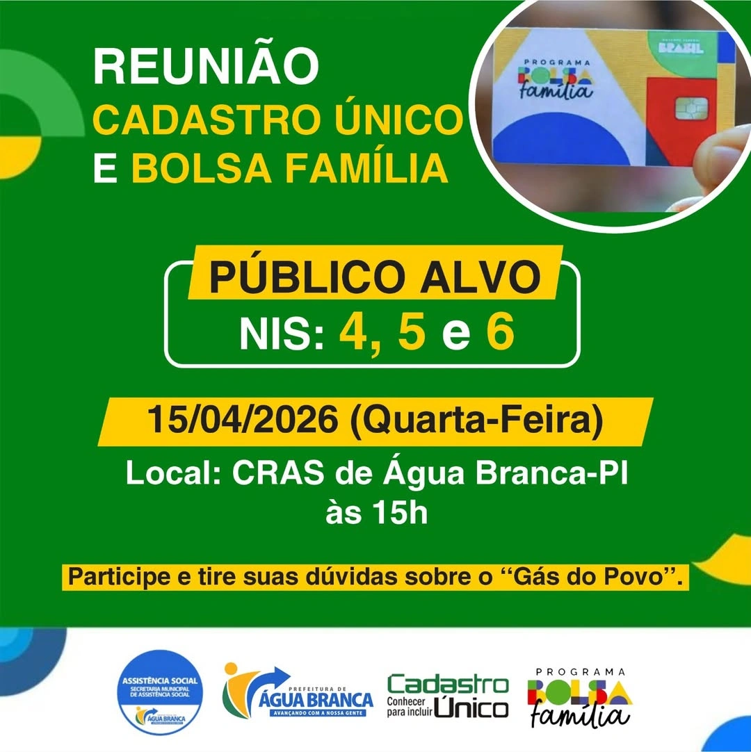 Água Branca realiza reunião sobre benefícios sociais nesta quarta