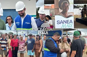Águas de Timon lança SaneaMais, com obras que ampliam abastecimento de água (Foto: Conecta Piauí / Heitor Carvalho)
