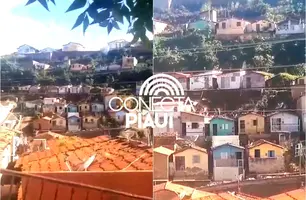 Águas do Piauí atua após deslizamento em área de risco em Picos (Foto: Reprodução)