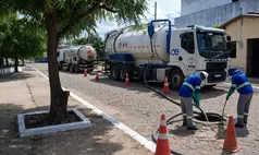 Águas do Piauí realiza melhoria em Estação Elevatória de Esgoto em Oeiras