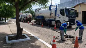 Águas do Piauí realiza melhoria em Estação Elevatória de Esgoto em Oeiras (Foto: Reprodução)