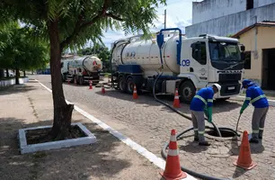 Águas do Piauí realiza melhoria em Estação Elevatória de Esgoto em Oeiras (Foto: Reprodução)