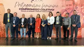 Andréa Amaral e vereadores de Altos participam de Marcha em Brasília (Foto: Conecta Piauí)