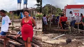 Antes de morrer em desabamento, grávida pediu ajuda para construir sua casa (Foto: Reprodução A Grande Barras)