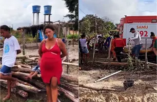 Antes de morrer em desabamento, grávida pediu ajuda para construir sua casa (Foto: Reprodução A Grande Barras)