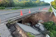 Após formação de cratera na BR-343, PRF alerta para desvio por Bom Princípio do PI