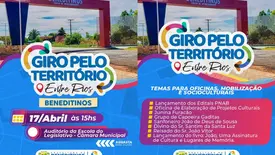 Beneditinos recebe Giro pelo Território com foco na cultura local (Foto: Reprodução)