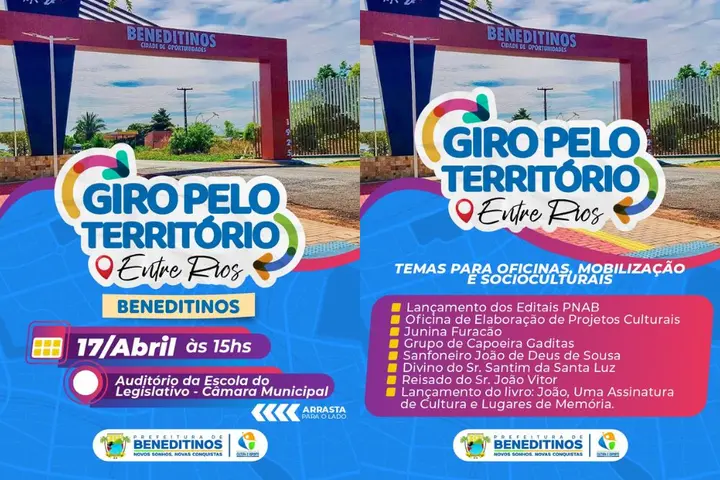 Beneditinos recebe Giro pelo Território com foco na cultura local