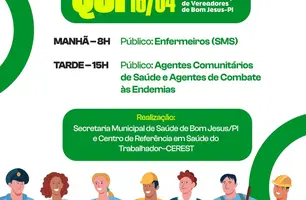 Bom Jesus promove palestra sobre saúde do trabalhador na campanha Abril Verde (Foto: Reprodução)