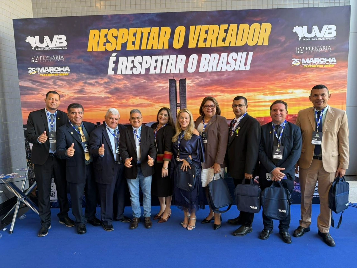 Câmara municipal de Altos participa da Marcha dos Vereadores em Brasília