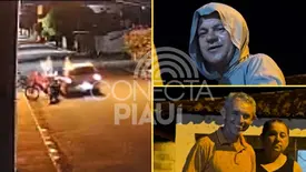 Câmeras flagram atropelamento que matou dois homens em Cocal; motorista fugiu (Foto: Reprodução)