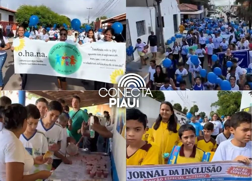 Caminhada reforça conscientização sobre o autismo em Altos
