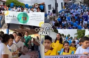 Caminhada reforça conscientização sobre o autismo em Altos (Foto: Reprodução)