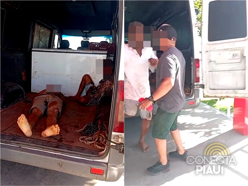 Caminhão carregado de tijolos tomba e deixa três feridos no Sul do Piauí