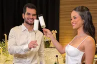 Cenas de um lindo noivado, dos apaixonados Eduardo Paz Dantas e Valeria Clementino