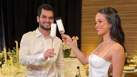 Cenas de um lindo noivado, dos apaixonados Eduardo Paz Dantas e Valeria Clementino (Foto: Instagram)