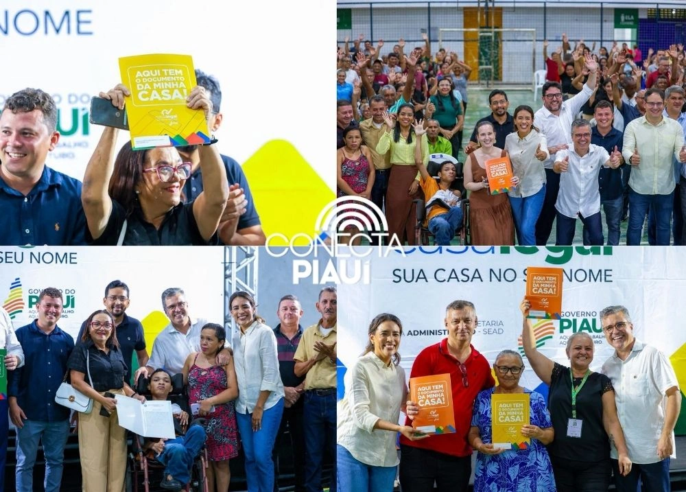 Cerca de 124 famílias recebem registros do Programa Casa Legal em Lagoa do Piauí