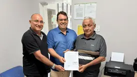 Chapa “Juntos Somos Maiores” é registrada nesta quarta-feira (22) (Foto: Assessoria FFP)