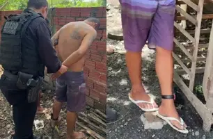 'Chico Doido' apontado como líder do tráfico de drogas é preso em Campo Maior (Foto: Divulgação/SSP-PI)