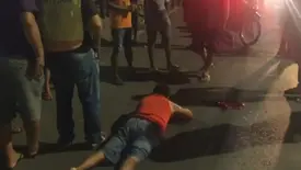 Ciclista vítima de acidente espera o Samu por mais de uma hora em Teresina (Foto: Reprodução)