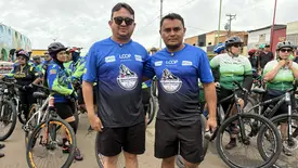 Ciclistas desafiam trilhas em evento até Cachoeira do Urubu, em Esperantina (Foto: Reprodução)
