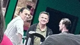 Ciro Nogueira ao lado de Haran Sampaio e Danillo de Sousa, denunciados à Justiça por fraudes no setor de combustíveis (Foto: Reprodução/Revista Piauí)