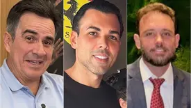 Ciro Nogueira, Danillo Coelho e Haran Santhiago (Foto: Reprodução)