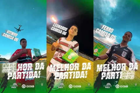 Confira os vencedores de melhor da partida na 2ª rodada do Piauiense Sub-15