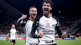 Corinthians decide pelo alto, vence o Santa Fé e dispara na Libertadores. (Foto: Reprodução/ Redes sociais)