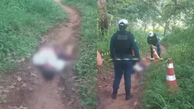 Corpo de homem é encontrado na Estrada da Alegria, zona Sul de Teresina (Foto: Reprodução)