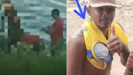 Corpo de homem que saltou de escadaria dentro de açude é encontrado em Fronteiras (Foto: Reprodução/Portal do Cariri)