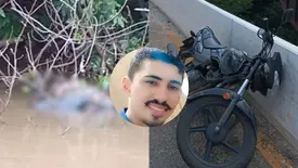 Corpo de motociclista que caiu de ponte é encontrado no Rio Parnaíba, em Timon (Foto: Reprodução)
