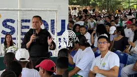 Delegado Charles Pessoa intensifica prevenção contra as drogas em Passagem Franca (Foto: Reprodução)