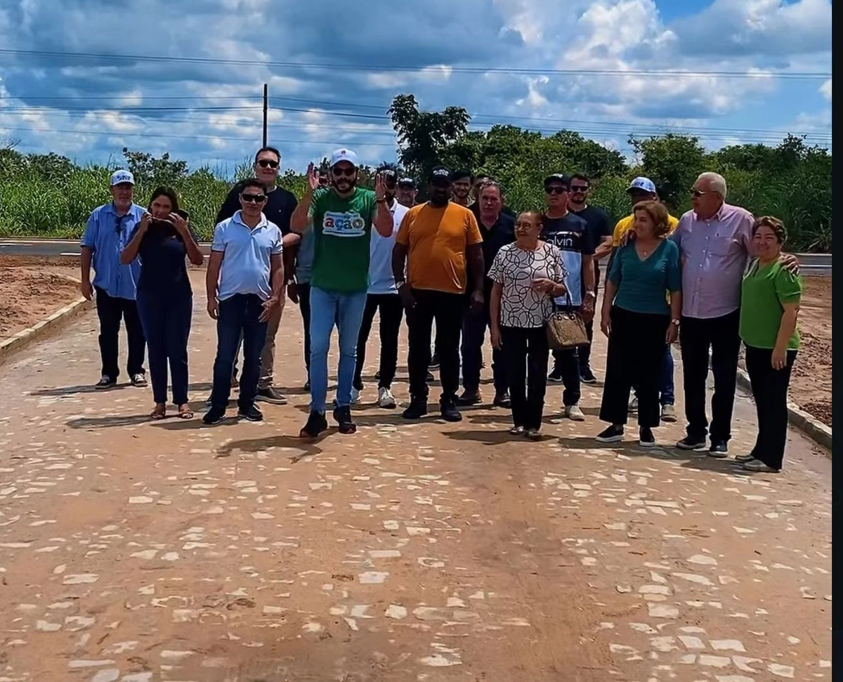 Deputado Marcus Kalume entrega 3.000 m² de calçamento na zona rural de Floriano