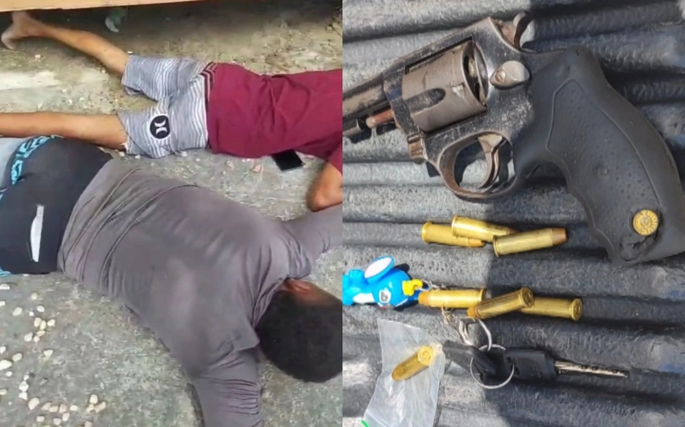 Dupla é presa com armas e motos roubadas na zona sul de Teresina