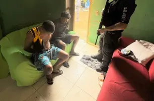 Dupla é presa suspeita de roubo violento contra idosa em Caracol, no Sul do Piauí (Foto: Reprodução/Polícia Civil)