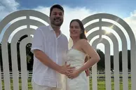 É menina: Casal Giorgi Mesquita e Lívia Castelo Branco anunciam primeira gravidez