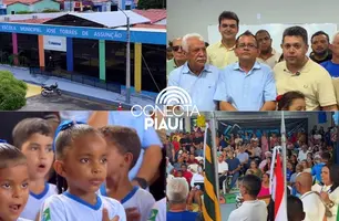Escola José Torres é reinaugurada com estrutura moderna e climatizada em Parnarama (Foto: Reprodução)