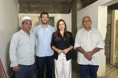 Estádio Albertão inicia nova etapa de revitalização com vistoria técnica