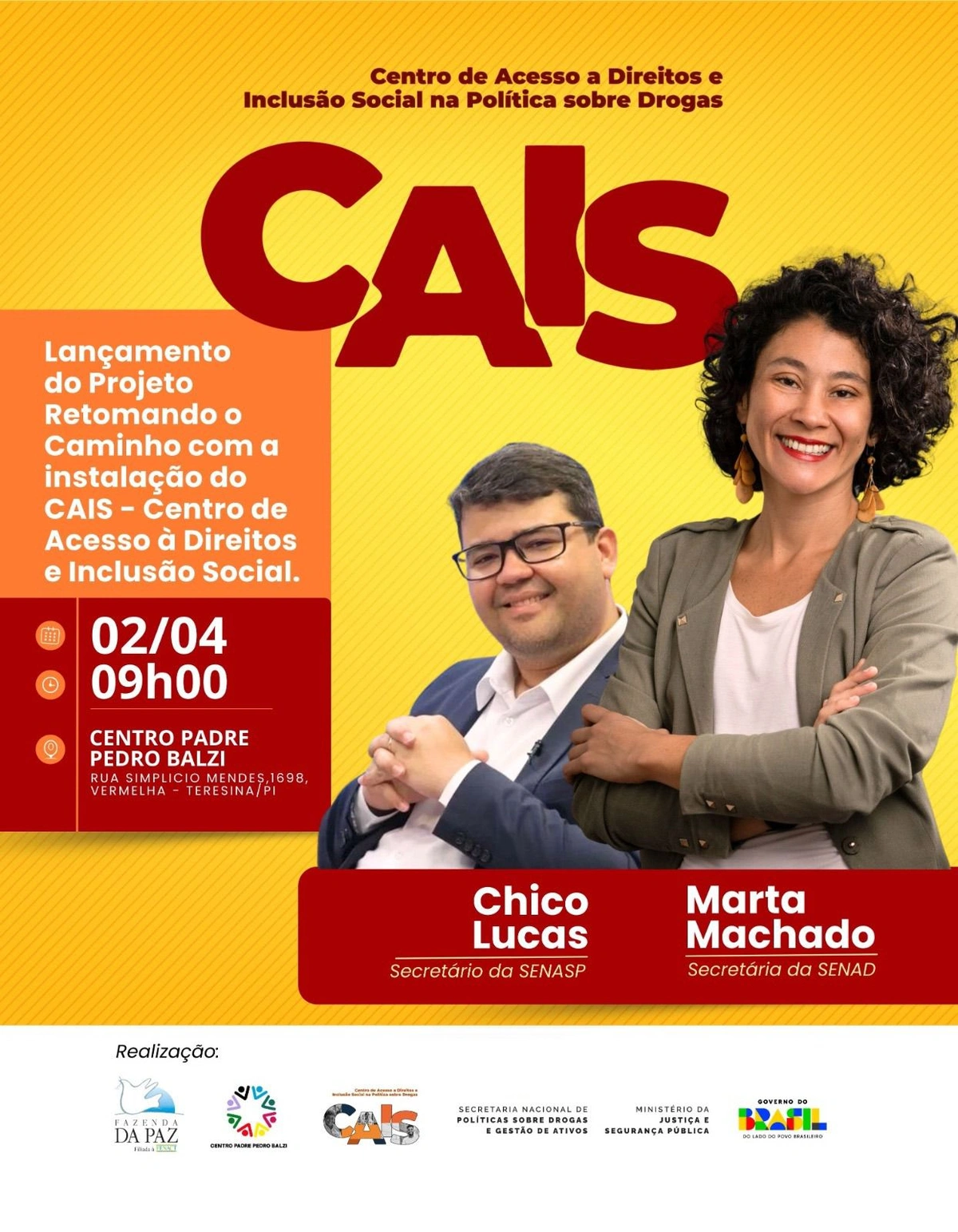 Fazenda da Paz inicia projeto para inclusão social de públicos vulneráveis