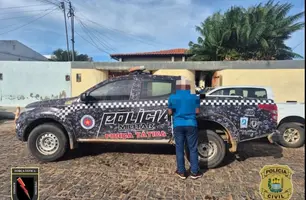 Foragido há 9 anos acusado de estupro de vulnerável é preso na zona rural do Piauí (Foto: PMPI)