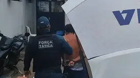 Força Tática prende homem após ameaças no bairro Água Mineral em Teresina (Foto: Reprodução)