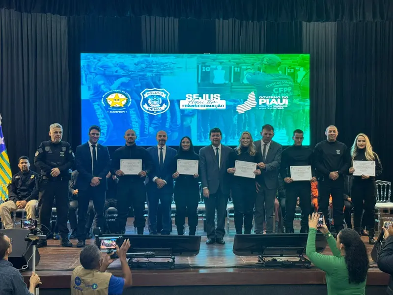 Formatura de policiais penais reforça sistema prisional no Piauí