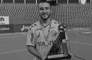 Futsal piauiense de luto: atleta Paulo Vicente morre aos 19 anos (Foto: Reprodução/Redes Sociais)