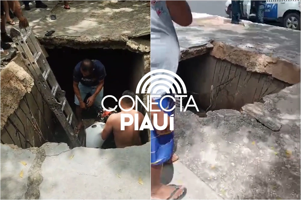 Galerias danificadas colocam vidas em risco em Teresina e SDU Sul se manifesta