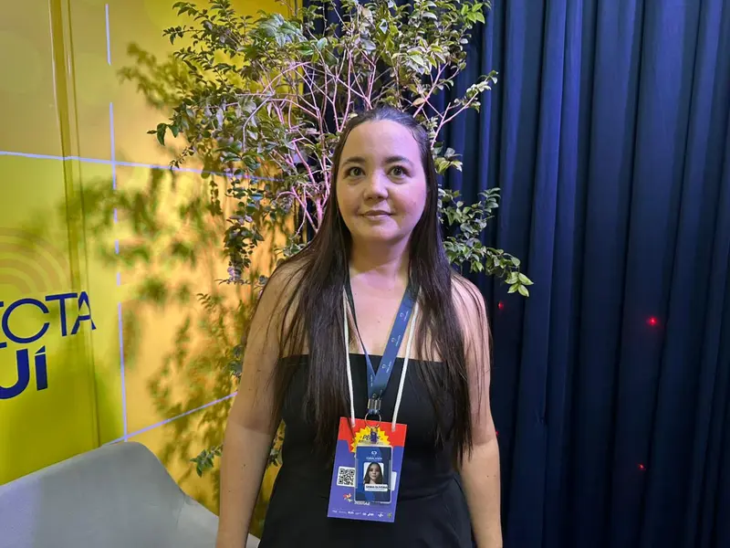 Ginna Oliveira fala ao Conecta Podcast na Feira do Empreendedor 2026